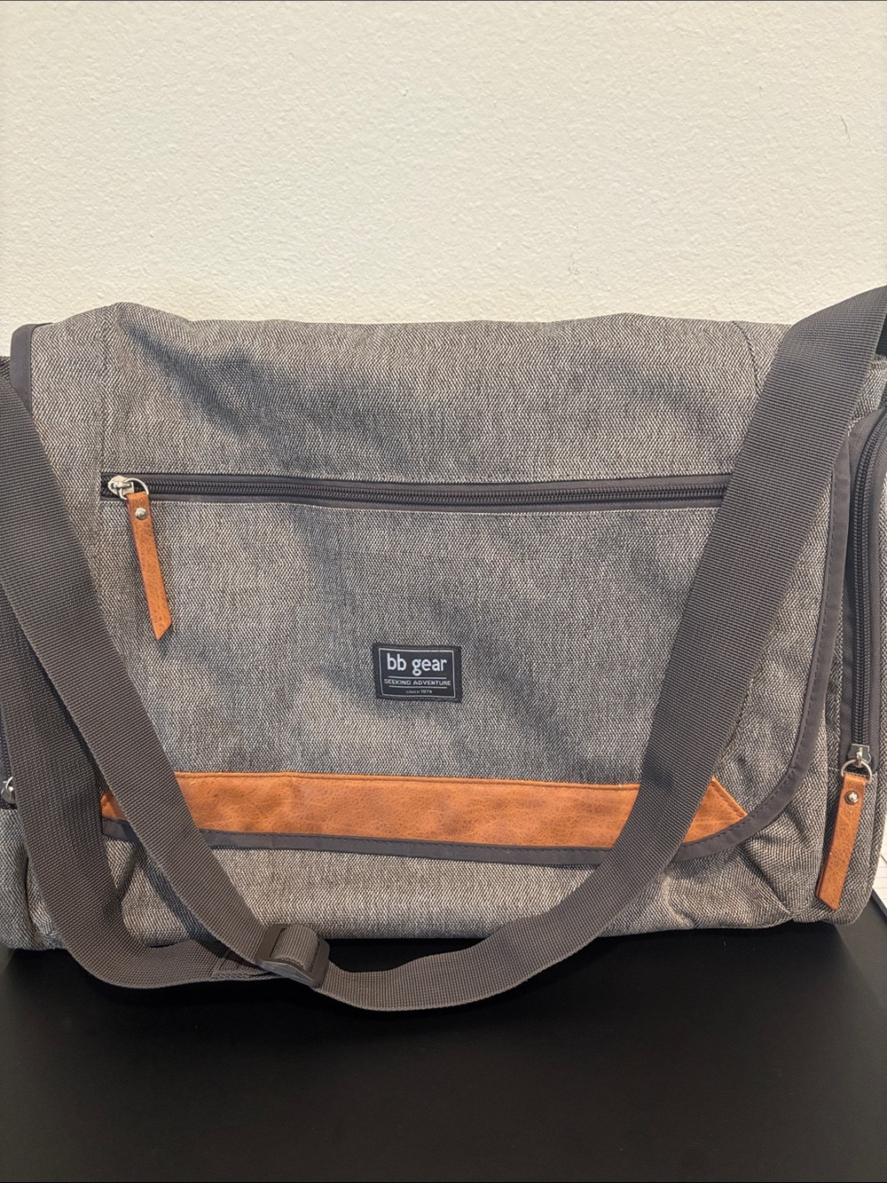 BB Gear "Seeking Adventure" Messenger Diaper Bag